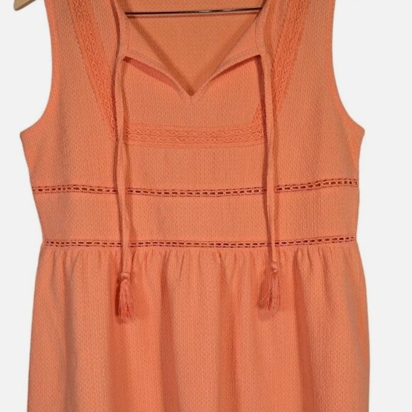 Frye Peplum Tank in Cadmium Orange – Size M - NWT - Picture 2 of 6